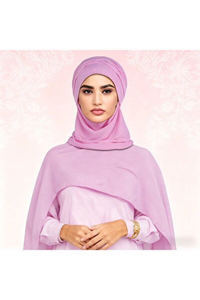 Take Two By Styli قبعة حجاب وردية مطوية