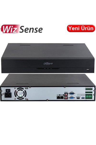 DAHUA (NVR4432-EI) 32 KANAL 4x16TB 16MP YE ÇÖZÜN. YAPAY ZEKA 1xHDMI 1xVGA 2xUSB 2xRJ45 NVR KAYIT