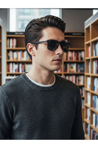 Take Two By Styli Black Square Sunglasses