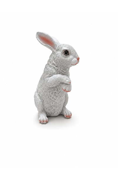 Generic Brand White Rabbit Decorative Ornament - 25cm Height