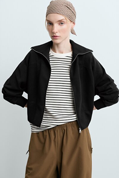 Oysho Brushed modal slim fit ceket