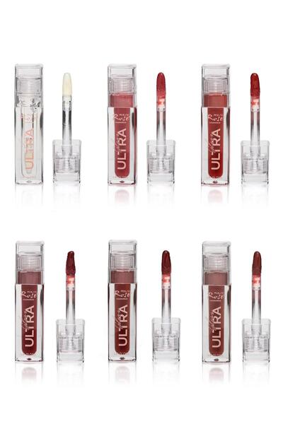 Roesıa Rose Cosmetics Rose 6'lı Mat Ultra Lip Gloss Seti