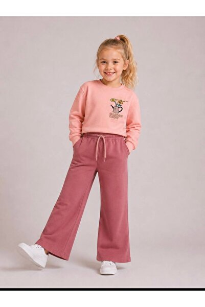 is kids wear Kız Çocuk Gardem Grow Baskılı Sweatshirt ve Eşofman Altı Takımı ...