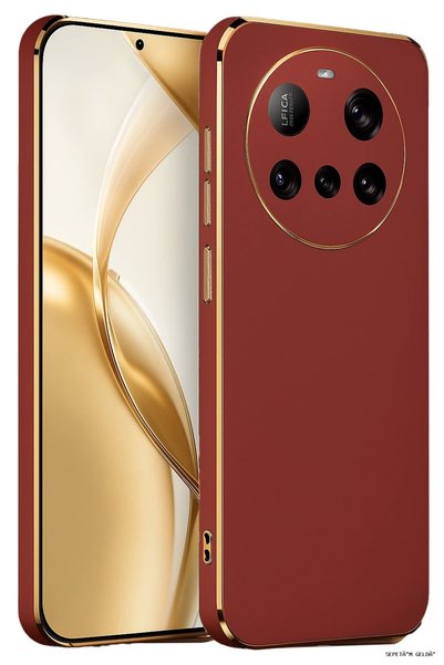New Face Spt-Gld Newface Mi 15 Ultra Case Volet Silicone (123652) - Red
