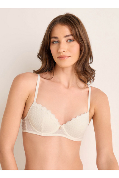 FAV POLKA BALCONETTE MESH BRA