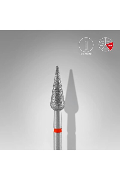 staleks pro STALEKS EXPERT Διαμαντένια φρέζα Tear Red, διάμετρος 4 χιλ., ενερ...