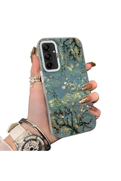 CHICASELUX حافظة لهاتف سامسونج جالاكسي A15 4G/5G متوافقة مع تصميم ريترو مزخرف...