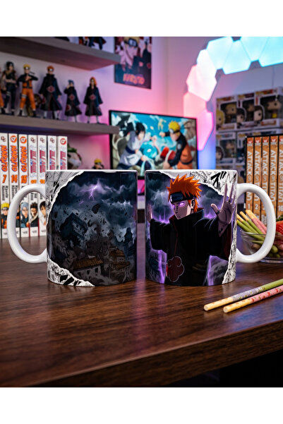 Naruto Pain Nagato Tasarımlı Anime Kupa Bardak
