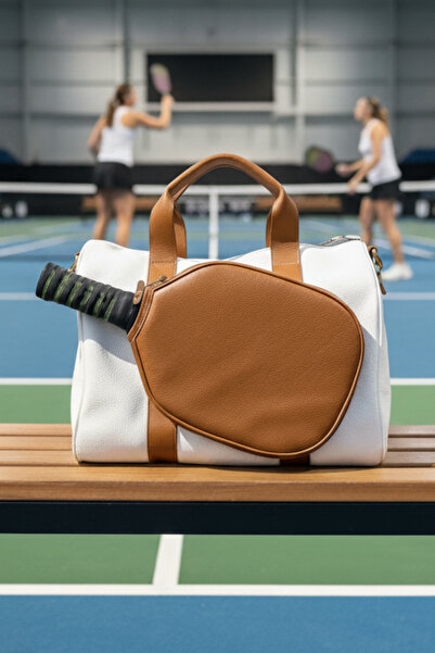 Joya Padel Deri Tenis Çantası, Hakiki Deri Tenis Çantası, Padel Çantası, Rake...