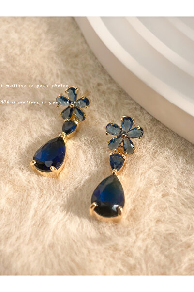 Take Two By Styli Embellished Dangler Earrings