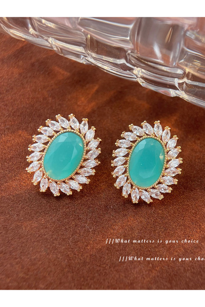 Take Two By Styli Embellished Stud Earrings