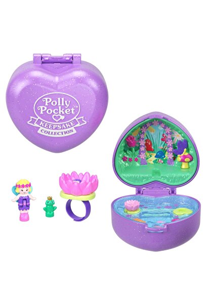 Polly Pocket Heritage Yüzük Kutusu Kompakt Oyun Seti (Sürpriz Asorti)