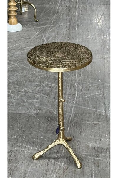 Generic Brand Elegant Round Design Gold Color Side Table