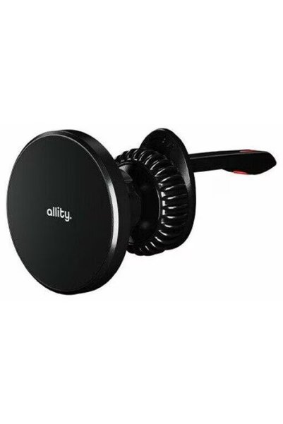 allity Suport auto magnetic, încărcare wireless de 15W, negru