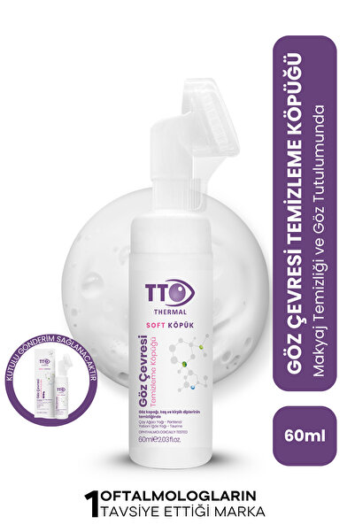 TTO Göz Çevresi Temizleme Köpüğü 60 ml Aplikatörlü Soft