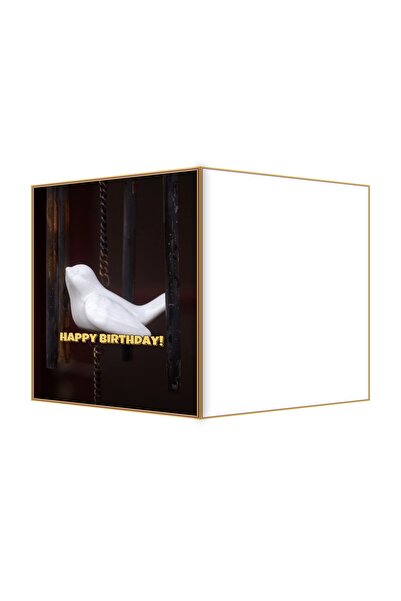 OEM Felicitare Aniversare Clopotei de Vant Capriciosi, 13.3x19.4cm, Pliata