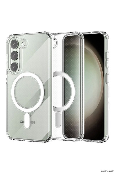 New Face Spt-Gld Newface Galaxy S23 Case Magneticsafe Transparent Silicone (1...
