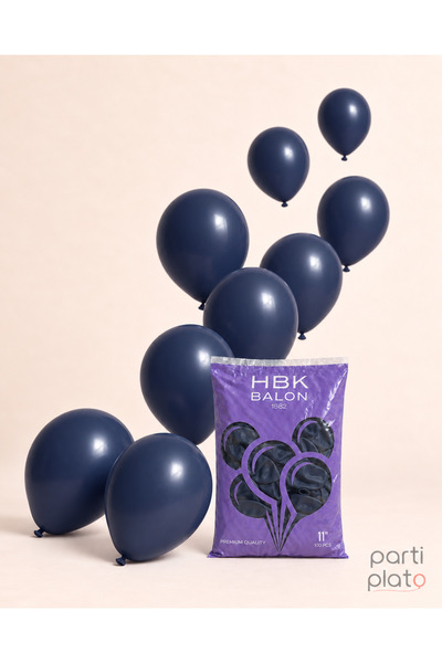 HBK Balon بالونات لاتكس باللون الأزرق الكوني الباستيلي مقاس 11 بوصة، عبوة من ...
