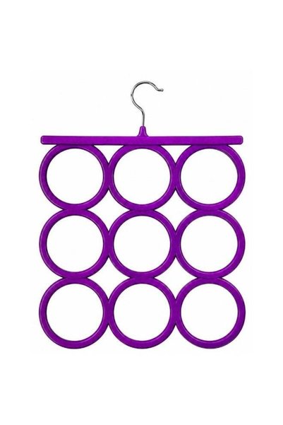 Generic Nine-Ring Hanging Organiser. (ASSORTED COLORS)