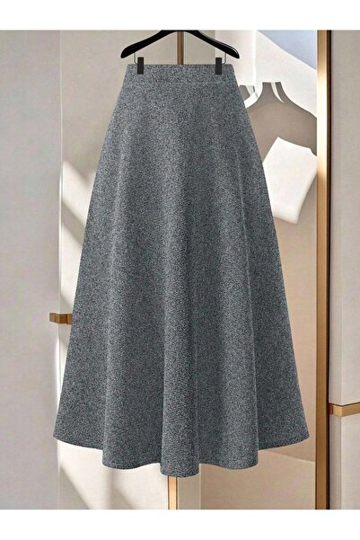 Sheya Fustă maxi, gri - 0XL