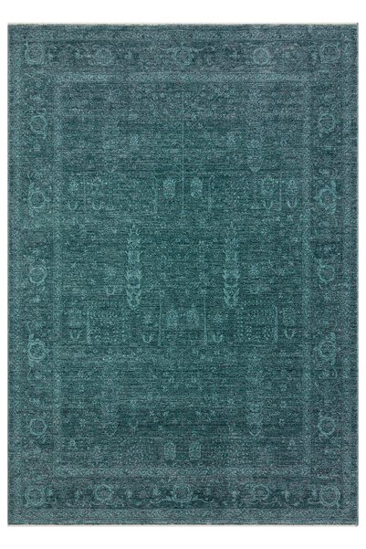 akbel halı & yatak exclusive home design SHIRAZ SHR 03 TURQUOISE - Vintage Es...