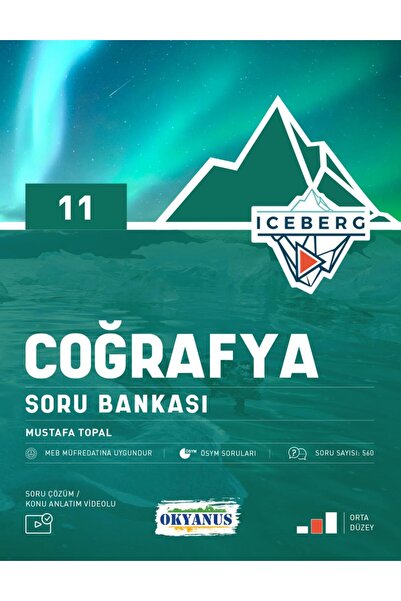 Okyanus Yayıncılık Okyanus Yayınları 11.Sınıf İceberg Coğrafya Soru Bankası 2...