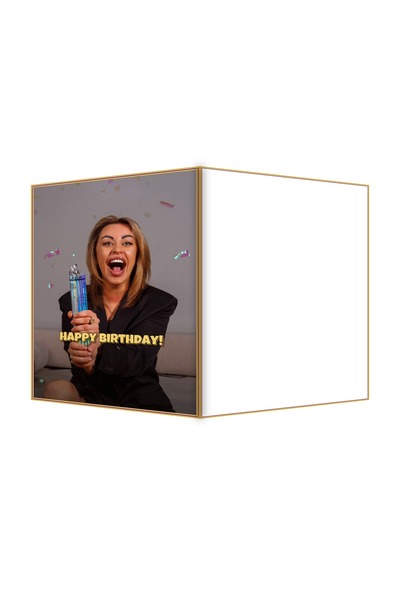 OEM Felicitare Aniversare Petrecere cu Confetti, Design Festiv, 13.3x19.4cm P...