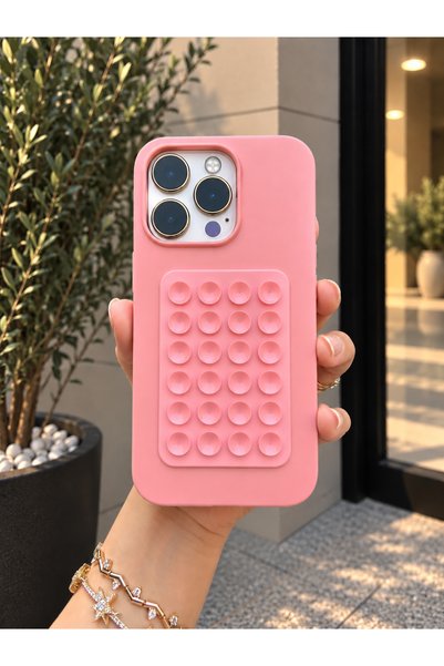 OVADA İphone 16 Pro uyumlu vantuzlu telefon kılıfı