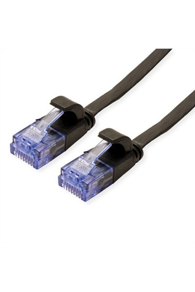 OEM UTP 1.5m Cat6a Μαυρο extra-flat