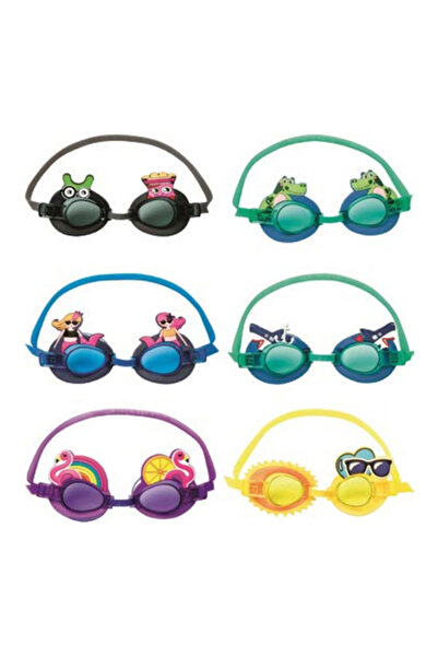 BESTWAY Παιδικά γυαλιά κολύμβησης σιλικόνης Swim Gear 39052 - Μαύρα