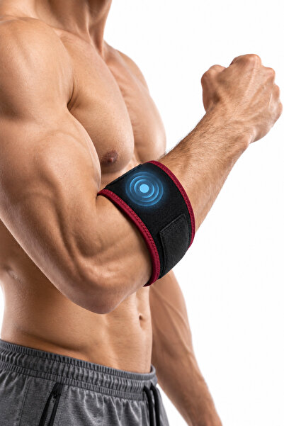 AnkaWood Unisize Standard Wristband Epicondylitis Bandage Supported Tennis Golfer's Elbow Band