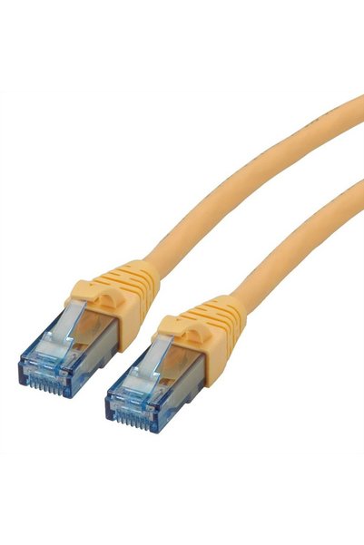 OEM UTP 2m Cat6a Κίτρινο Επίπεδο Συναρμολόγησης LSOH χωρίς εγκοπές