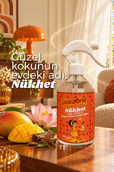 Pakzone Oda ve Çamaşır Spreyi Oda Kokusu Nükhet 500 ml