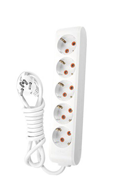 VİKO Multi-let Beşli Priz UPS Topraklı Kablolu Çocuk Korumalı - 2 Metre / ASK...