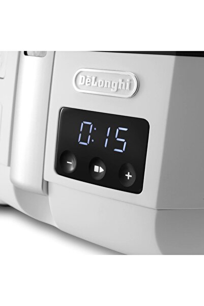 De'Longhi مقلاة هوائية ديلونجي، متعددة الوظائف للقلي والطهي، سعة 1.7 كجم، قلي بدون زيت، شواء، تحمير، تحميص، طهي، خبز وتحميص، طراز Fh1373/2