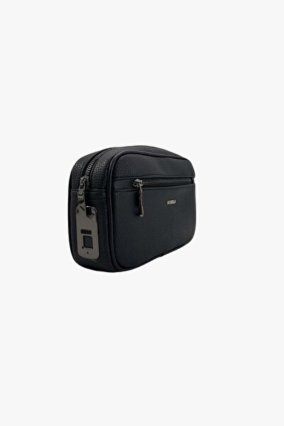 SOSELA 45-3030-2 Black Fingerprint Password-Protected Men's Handbag