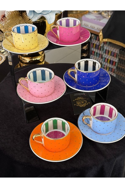 LOKMAN ZÜCCACİYE SHOWROOM Kosova Puanti̇yeli̇ 1. Sinif Porcelain Coffee Cup S...