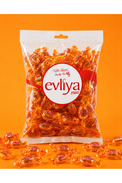 Orange Portakal Aromalı Sert Şeker 1000g