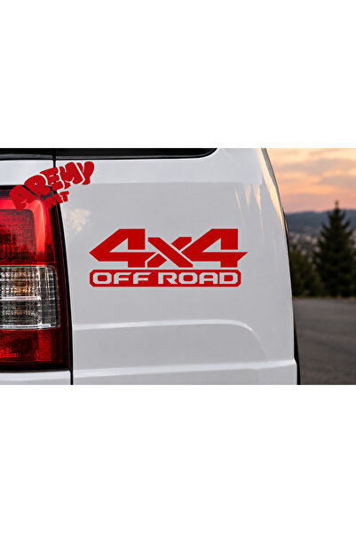 4x4 OFF ROAD STİCKER, Araç,Jeep,,ATV 20x7 CM
