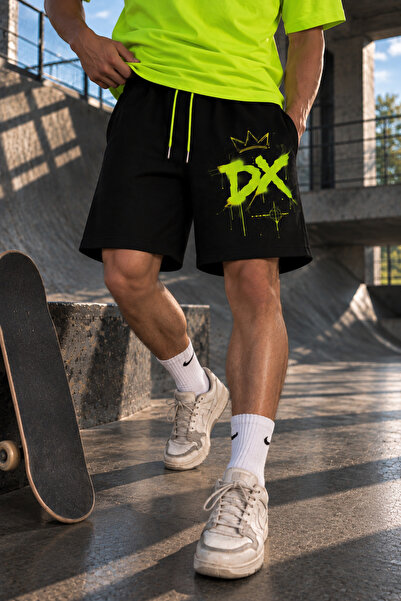 DAXİS Sportwear Company MUŠKE KRATKE PANTALONE SA NEONSKIŠTOM ŠTAMPOM, OPUŠTE...