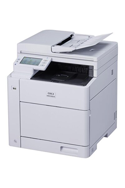 Okii OKI MC554dn A4 Renkli Lazer Tarayıcı Fotokopi Faks Duplex Network 32ppm Çok Fonksiyonlu Yazıcı