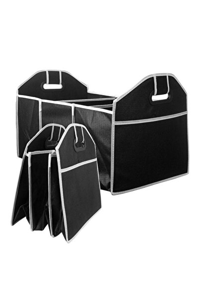 OEM Organizator Geanta pentru Portbagajul Masinii Spatioasa din Material, Negru