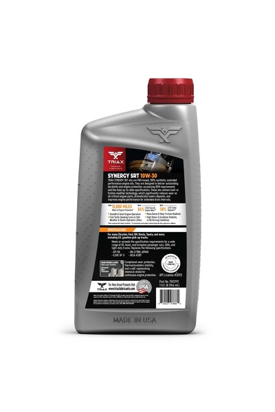 Triax Ulei de motor full sintetic Synergy SRT 10W-30, 946 ml