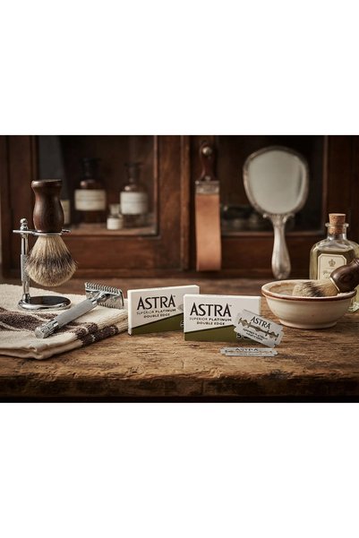 Astra Superior Platinum Çift Taraflı Yaprak Jilet 5'li Kutulu 2'li Set (Topla...