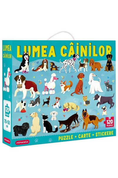 Mimorello Puzzle Lumea Cainilor (120 piese)