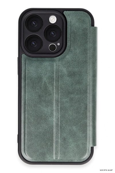 New Face Spt-Gld Newface iPhone 16 Pro Max Case Flip Cover - (150810) Dark Green