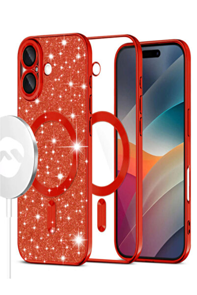 AUDIOX Husa MagSparks » iPhone 17, Γκλίτερ, Διπλή Στρώση, Κάλυμμα Φακού