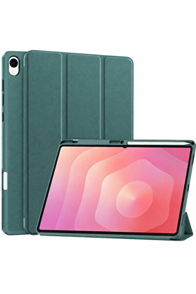 Techsuit Θήκη για Samsung Galaxy Tab S12 Plus, Techsuit, Flex Trifold, Πράσινο