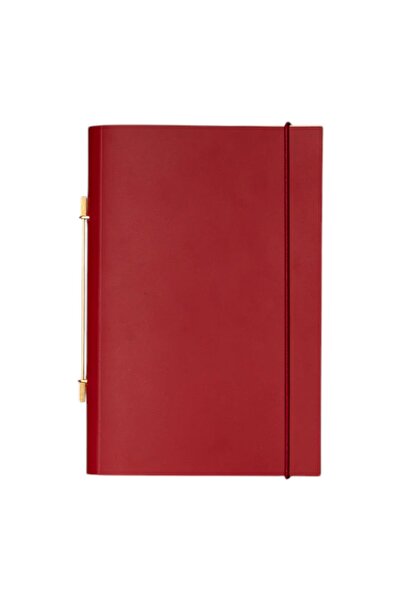 La Compagnie du Kraft Novum Organum S Red Leather Notebook - Garance