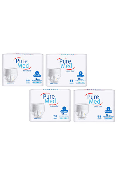 Puremed Pure Med – Απορροφητικές Πάνες-Βρακάκια Ενηλίκων – Μέγεθος Μεγάλο (10...